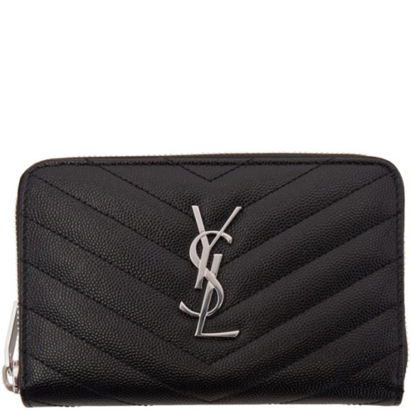 authentic SAINT LAURENT Black Wallet - Picture 1 of 7